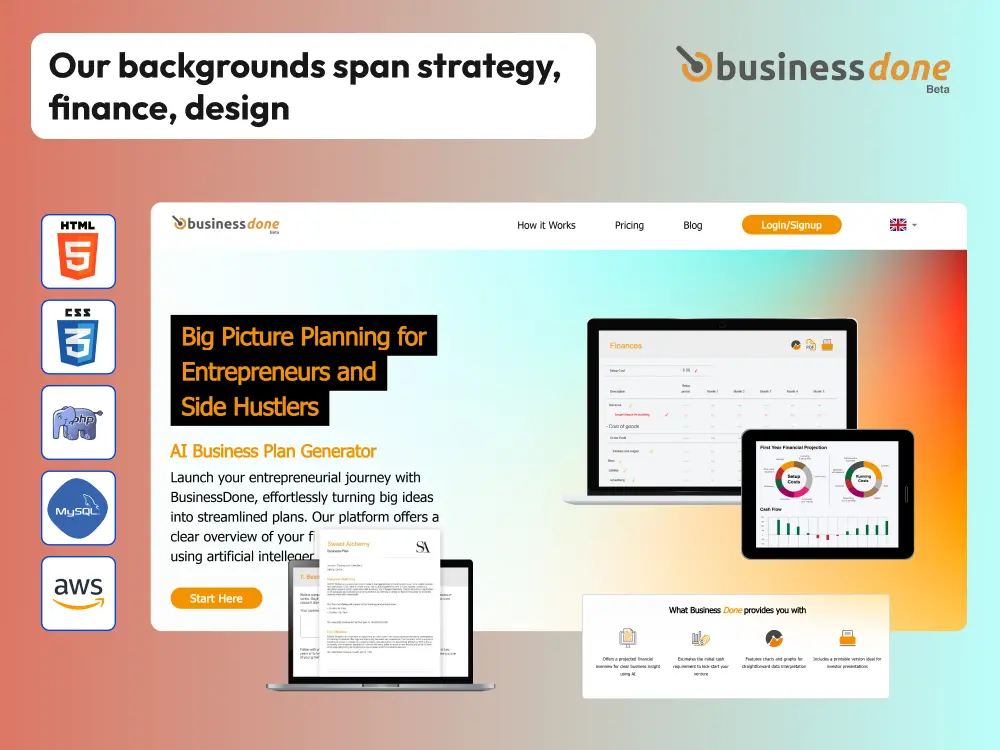 AI Business Plan Generator for Entrepreneurs & Side Hustlers